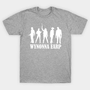 Wynonna Earp Cast Silhouette (Darker Backgrounds) T-Shirt